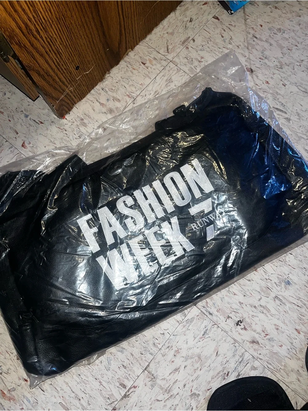 Fashion Week Black Duffle Bag - From Runway7